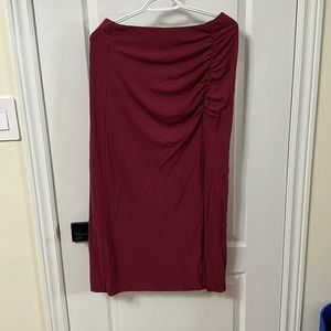 Wilfred midi slit skirt